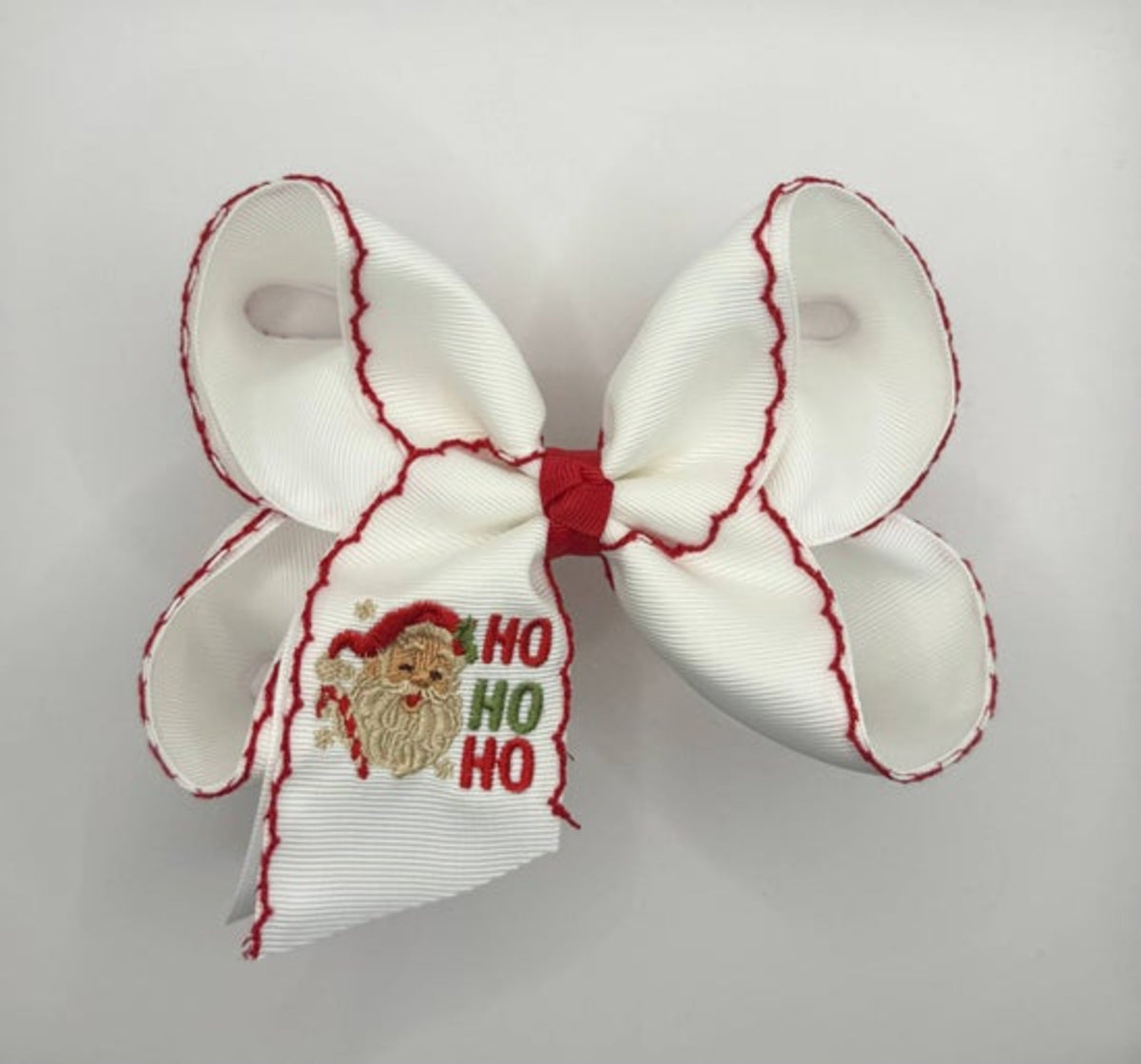 Ho Ho Ho Moonstitch Hair Bow