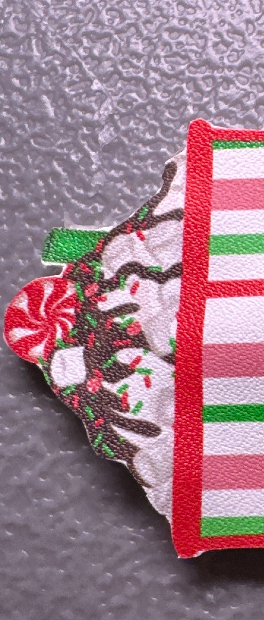 Hot Cocoa Faux Leather Snap Clip