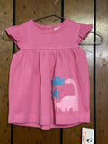 Pink Brontosaurus - Girl Pink Dress