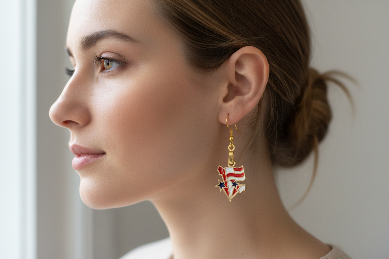 Patriotic Earrings