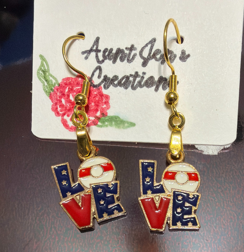 Patriotic Earrings