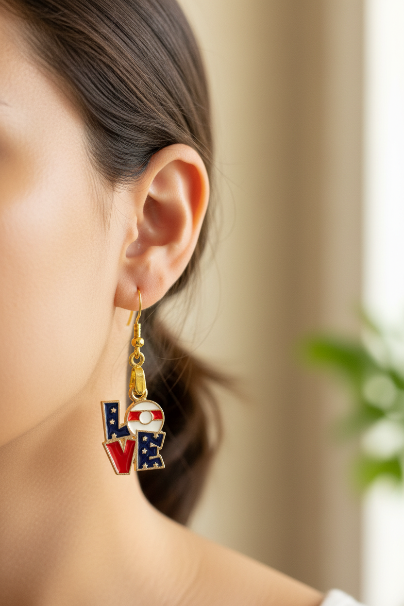 Patriotic Earrings