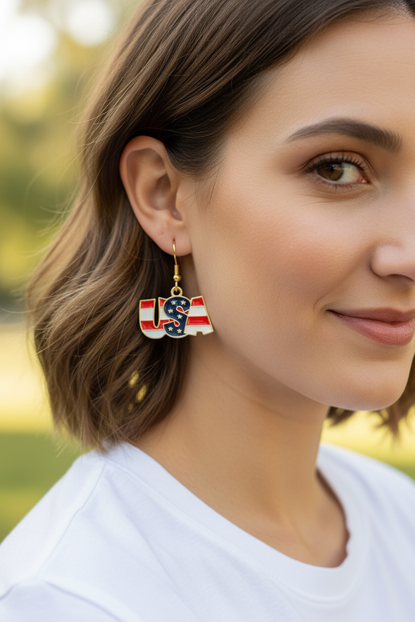 Patriotic Earrings