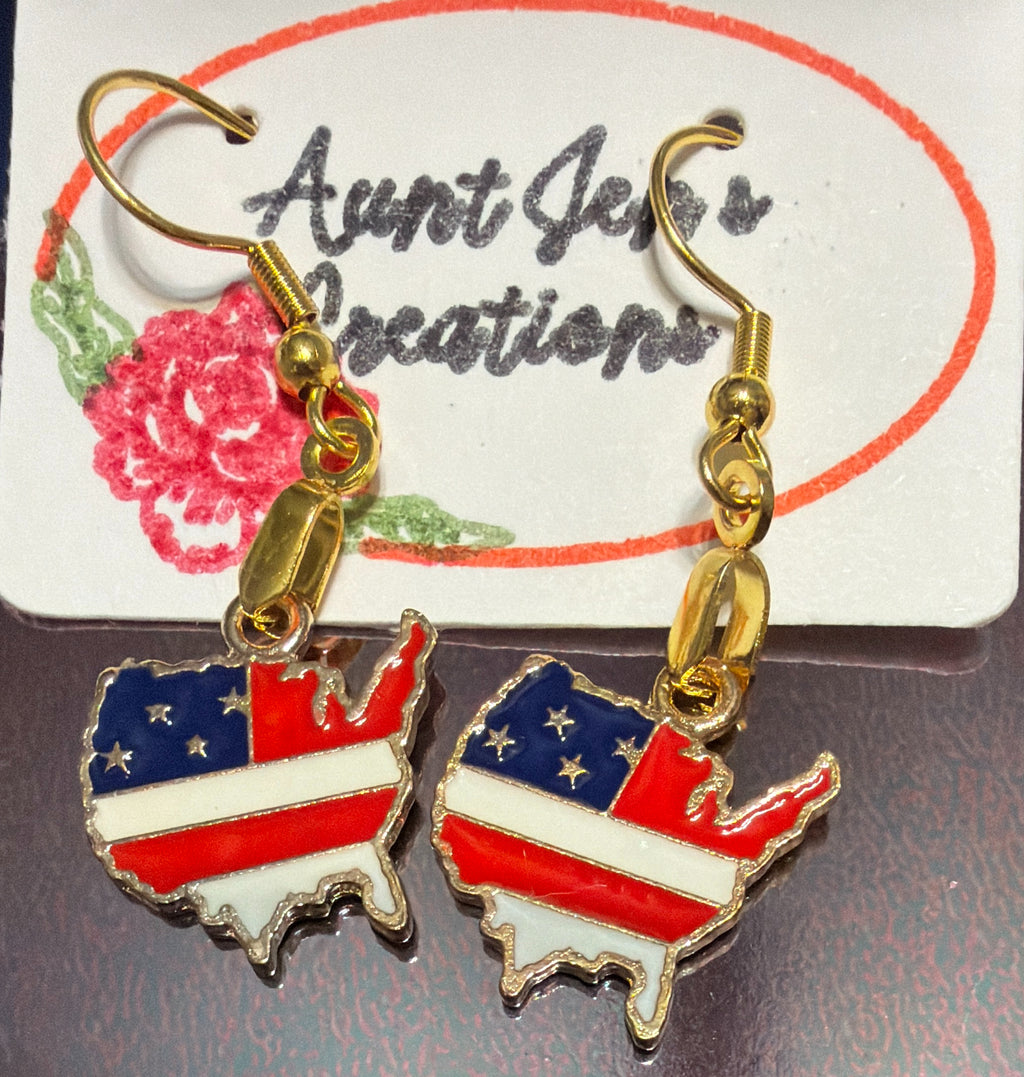 Patriotic Earrings