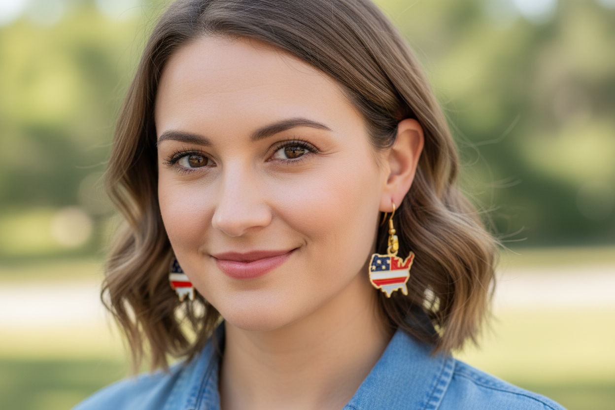 Patriotic Earrings