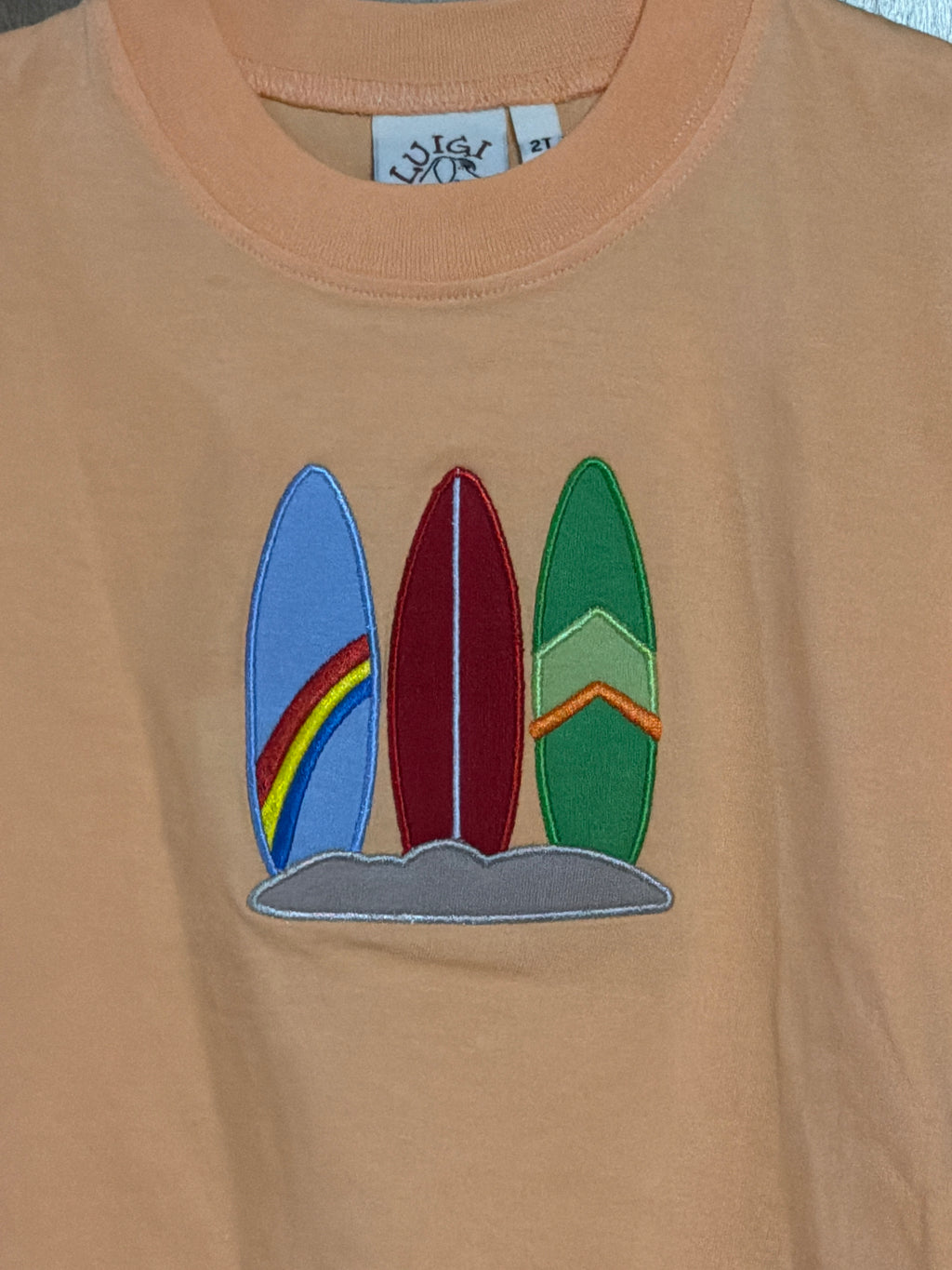 Orange Surfboard - Boy Shirt