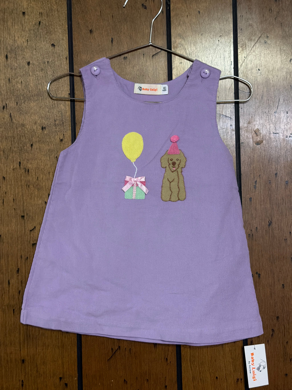 Party Puppy - Girl Lilac Jumper