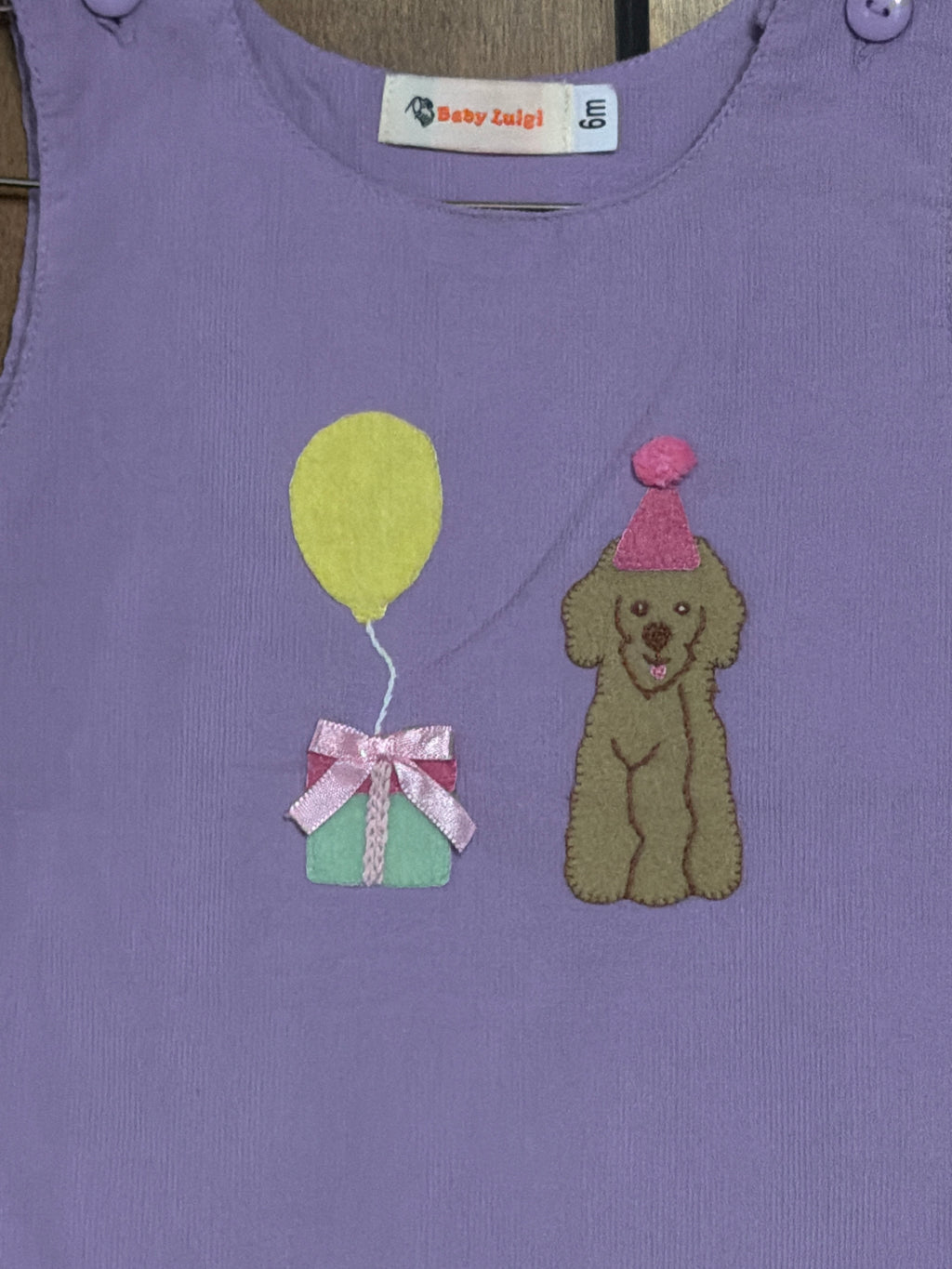 Party Puppy - Girl Lilac Jumper
