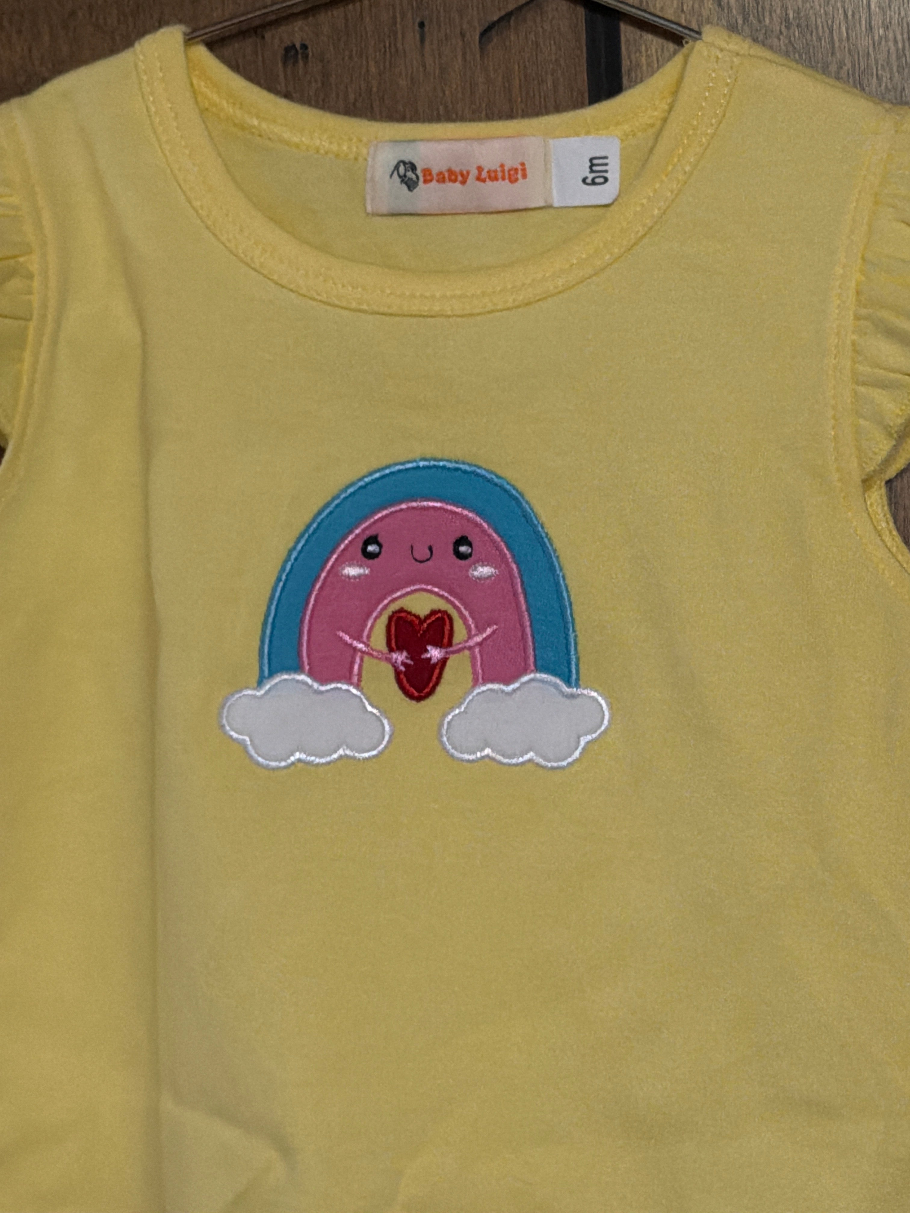 Loving Rainbow Yellow - Girl Shirt