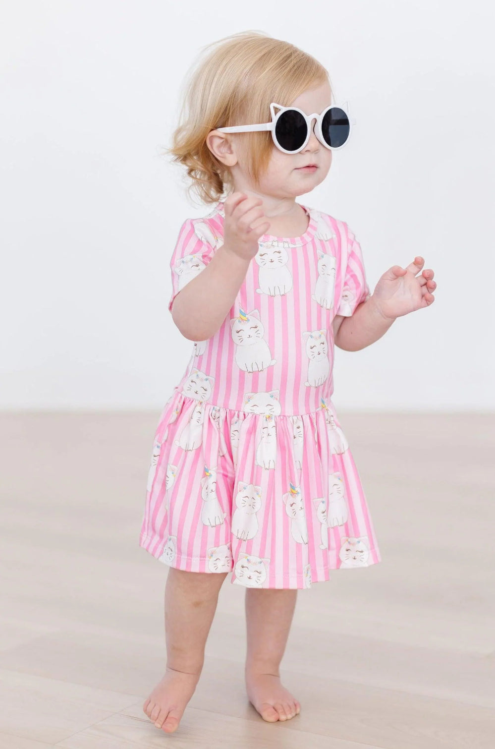 Kittycorn Short Sleeve Twirl Bodysuit