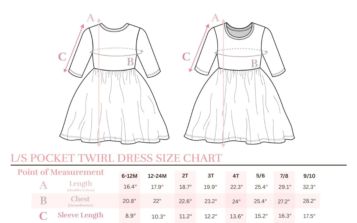 Oh Christmas Tree Long Sleeve Pocket Twirl Dress