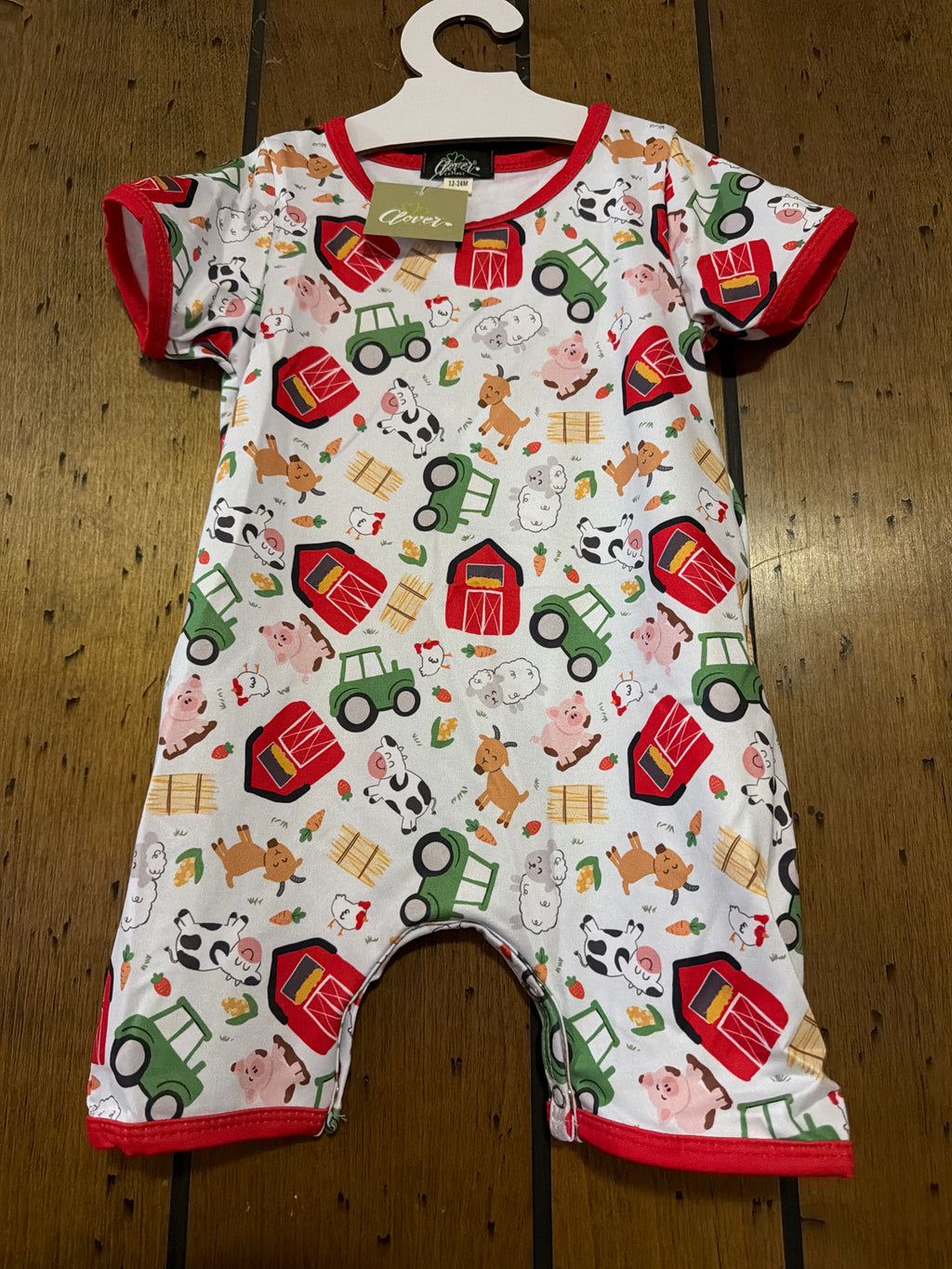 Little Farmer Boy romper