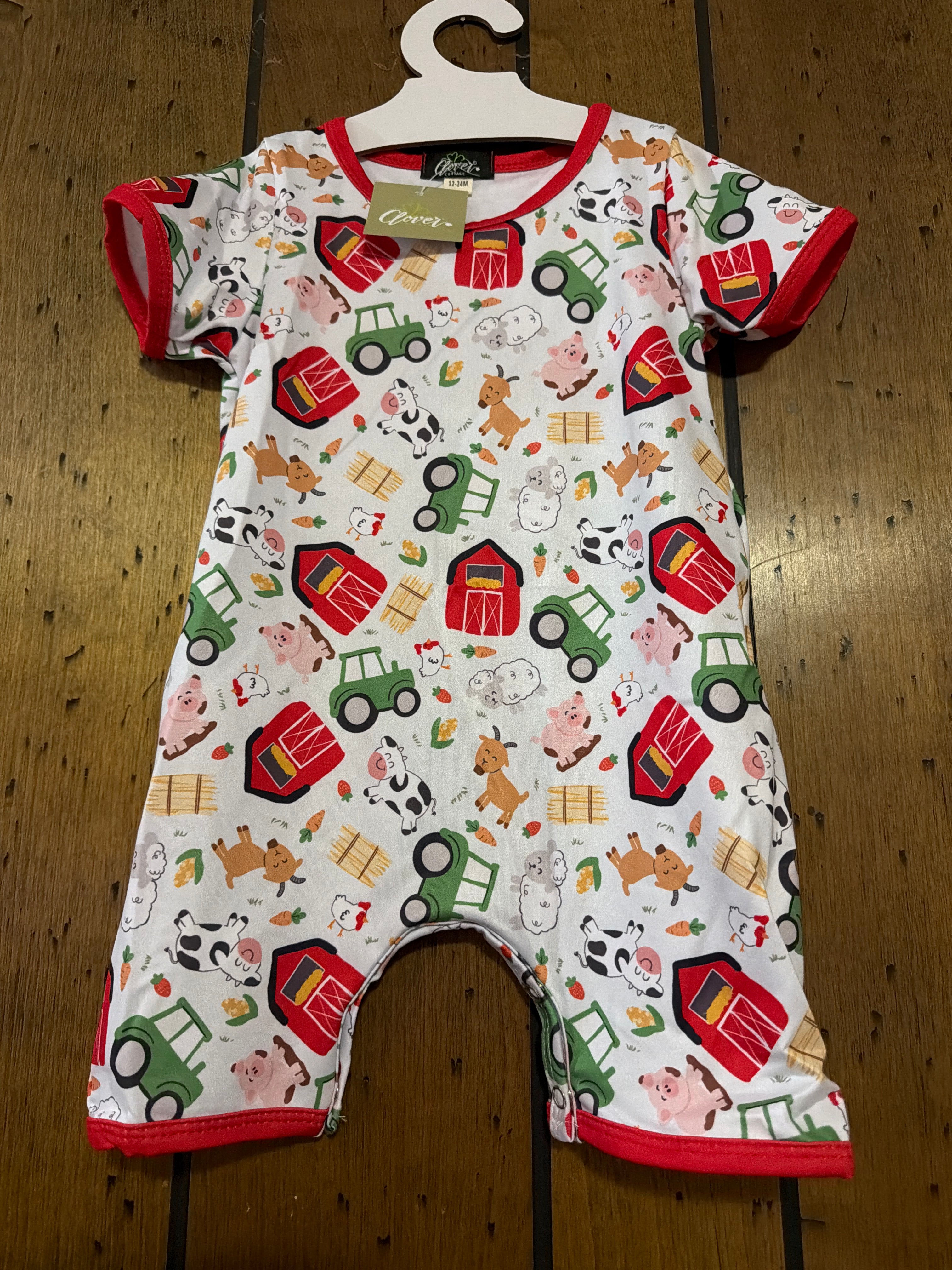Little Farmer Boy romper