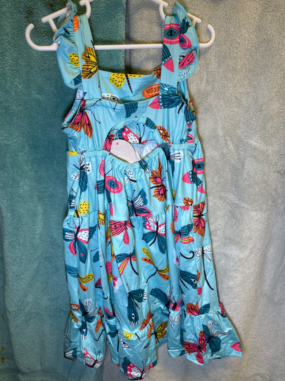 Little Flutters Ruffle Maxi Dress