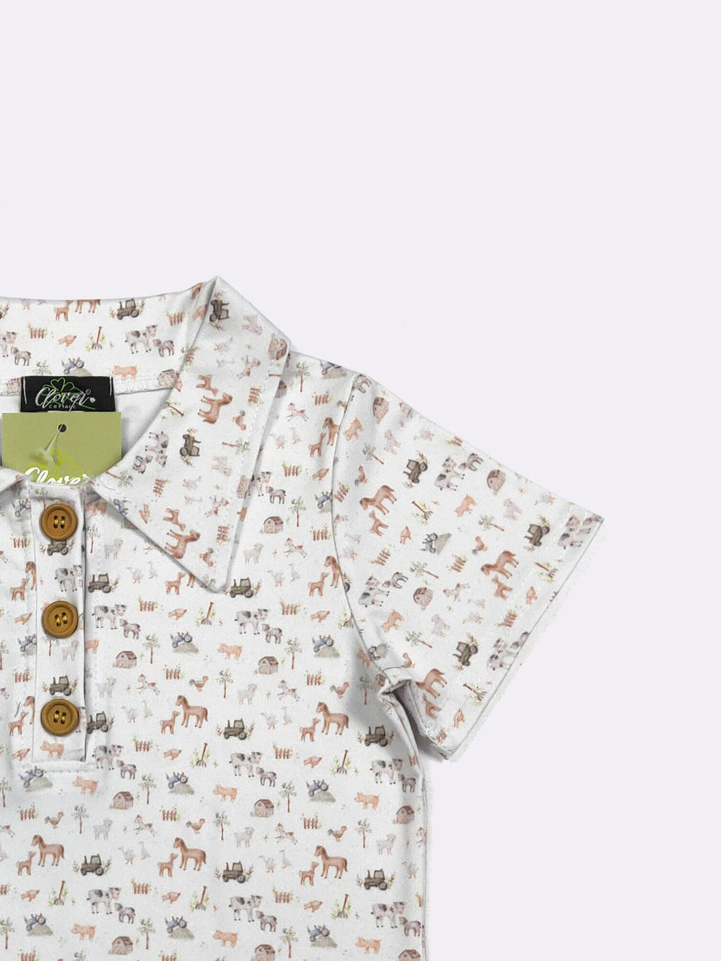 Mini Farm Boy Collar Shirt
