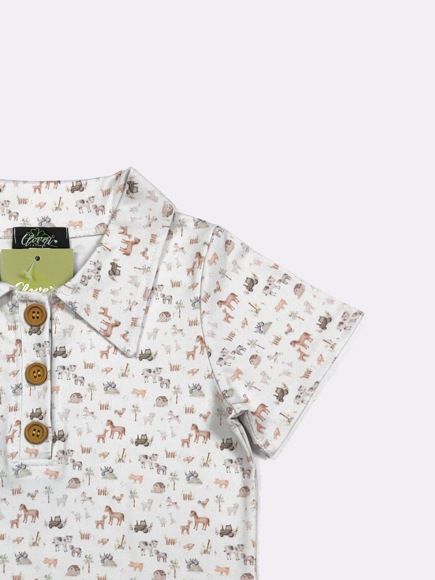 Mini Farm Boy Collar Shirt