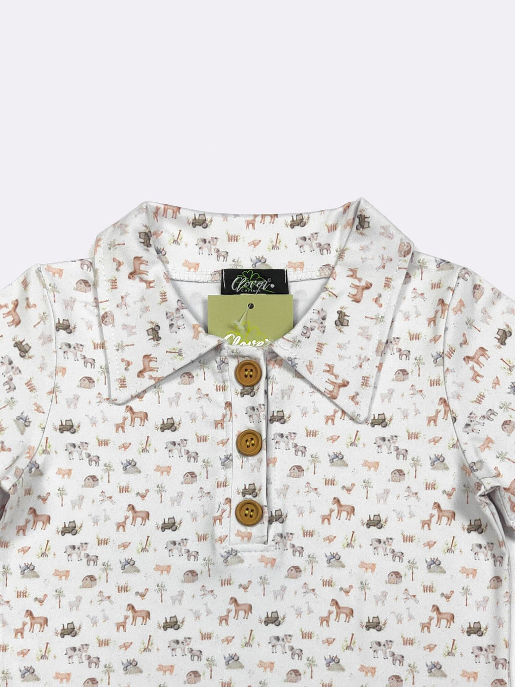 Mini Farm Boy Collar Shirt