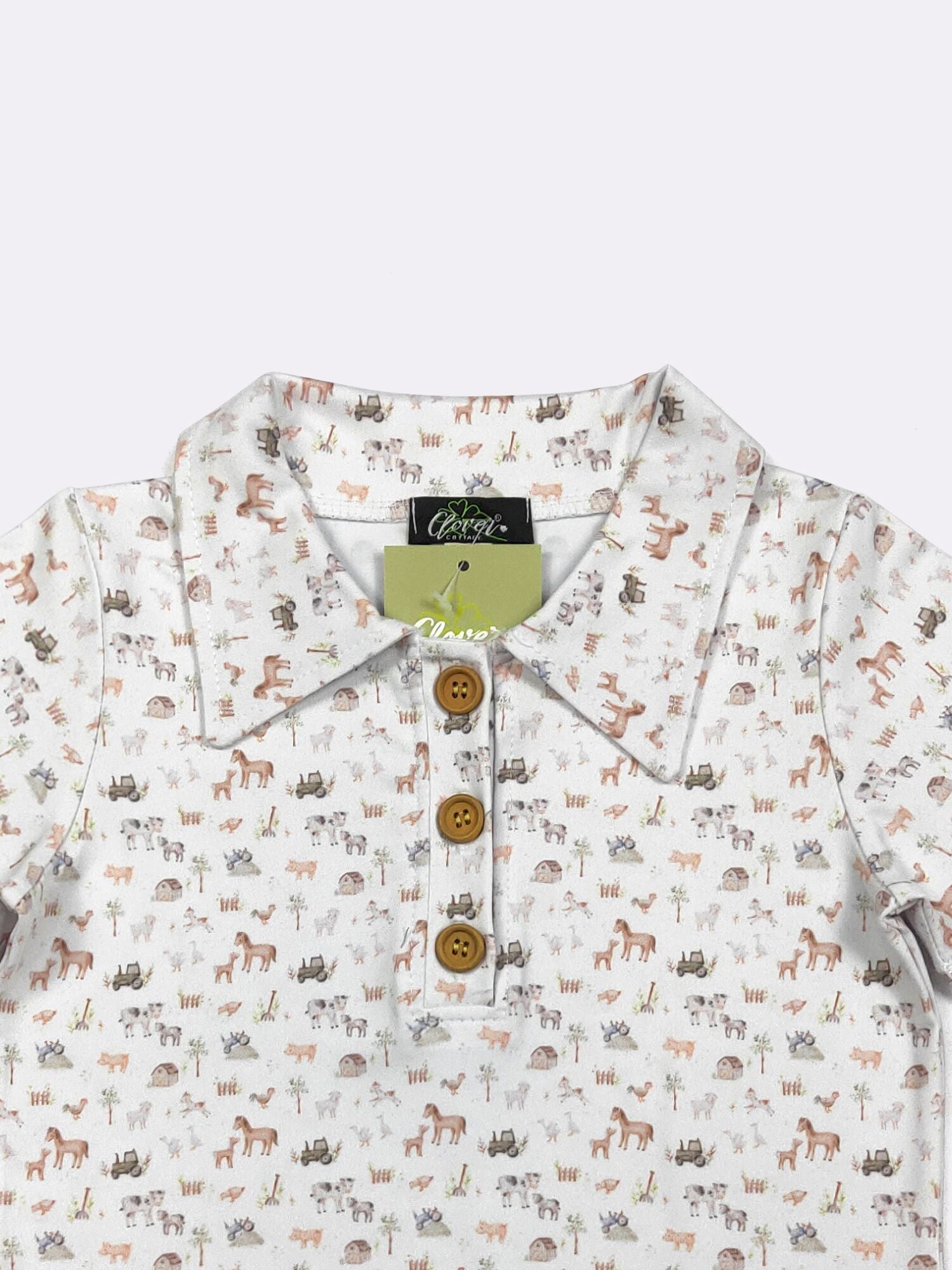 Mini Farm Boy Collar Shirt