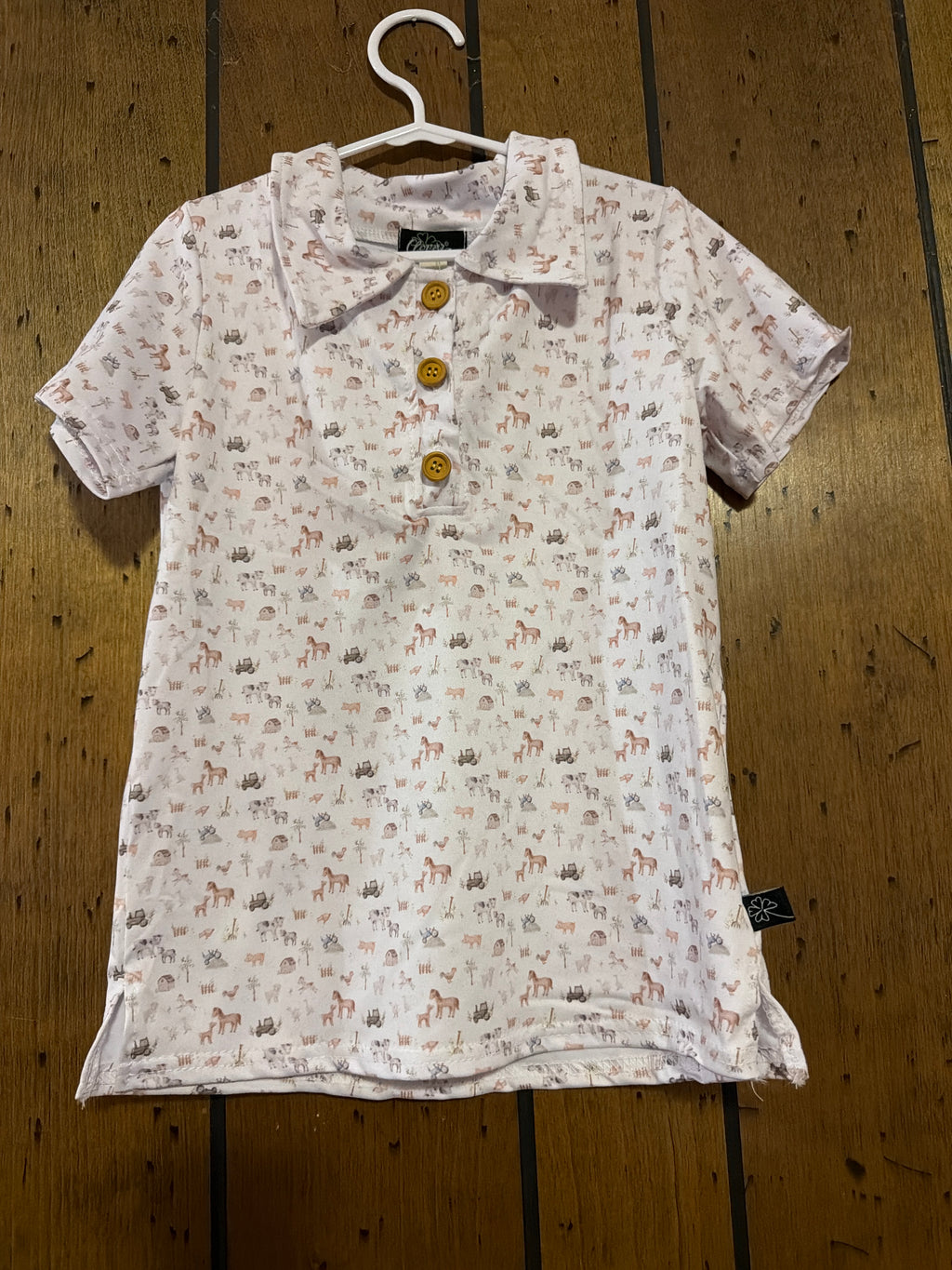 Mini Farm Boy Collar Shirt