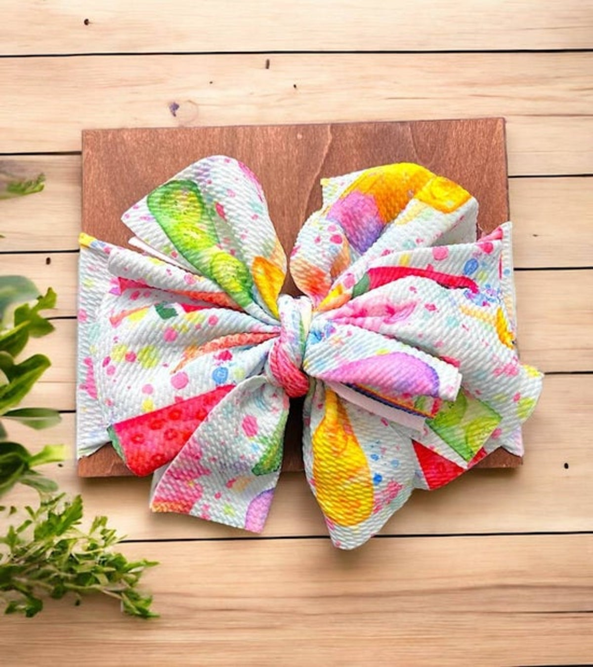 Multi Color Spotting Printed Headband