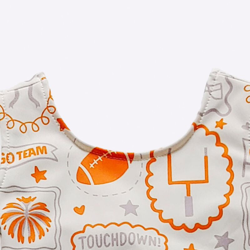 Orange Go Team Girls Athletic Dress