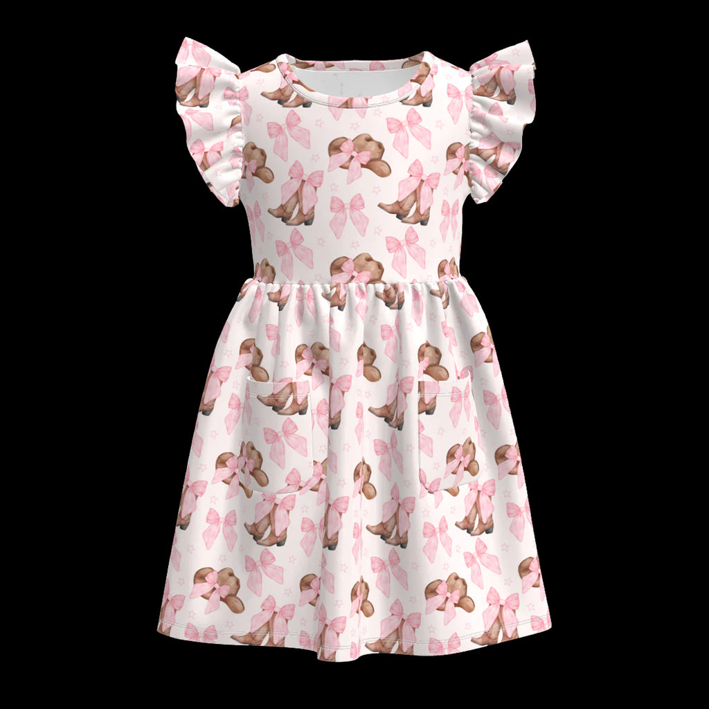 Pink Hats and Bows Dress
