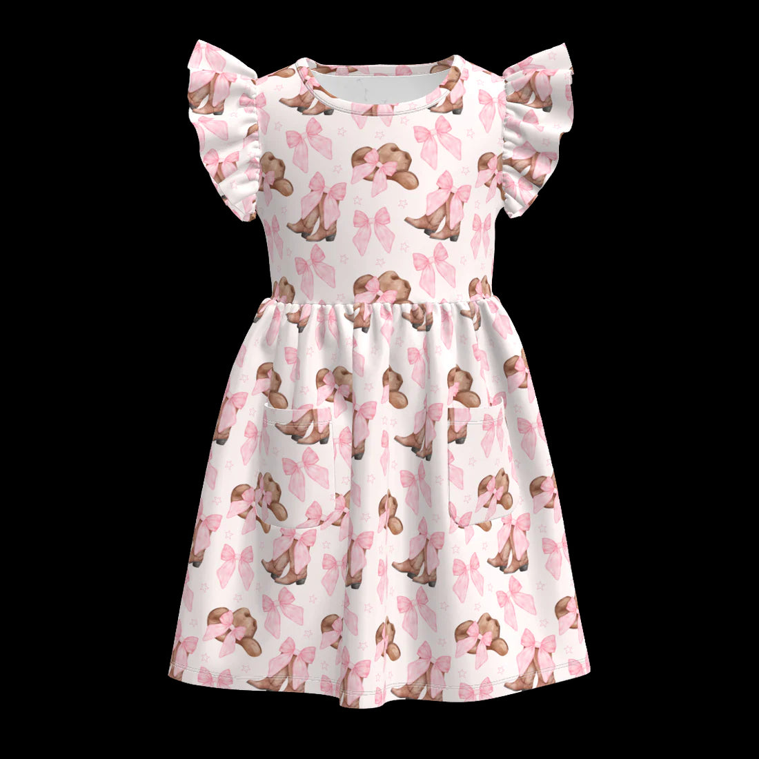 Pink Hats and Bows Dress