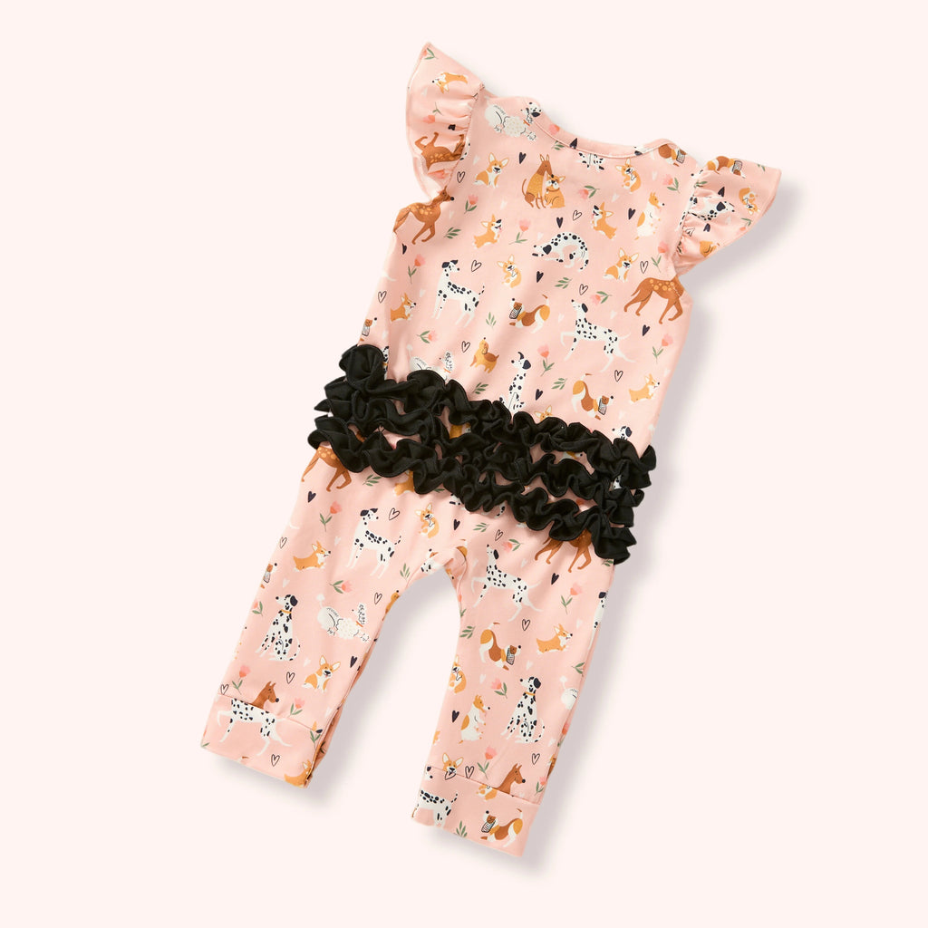 Playful Paws - Girl Romper