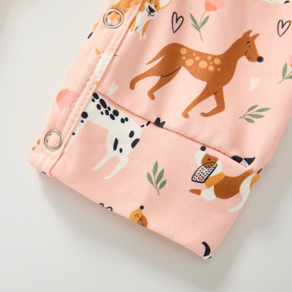 Playful Paws - Girl Romper