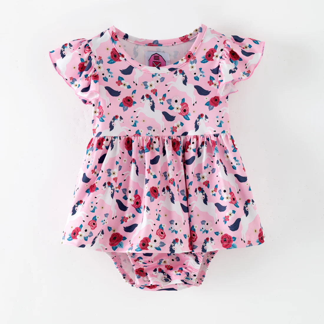 Ponies & Roses Romper