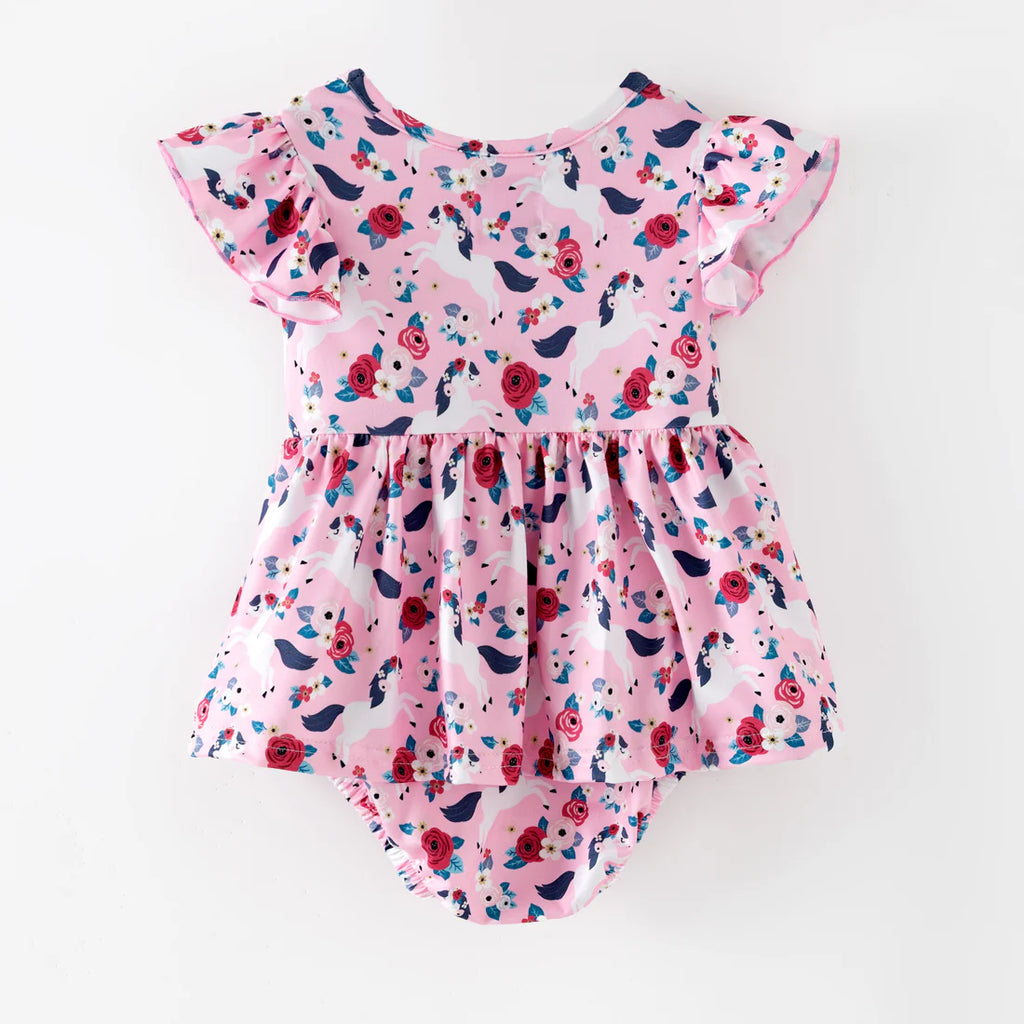 Ponies & Roses Romper
