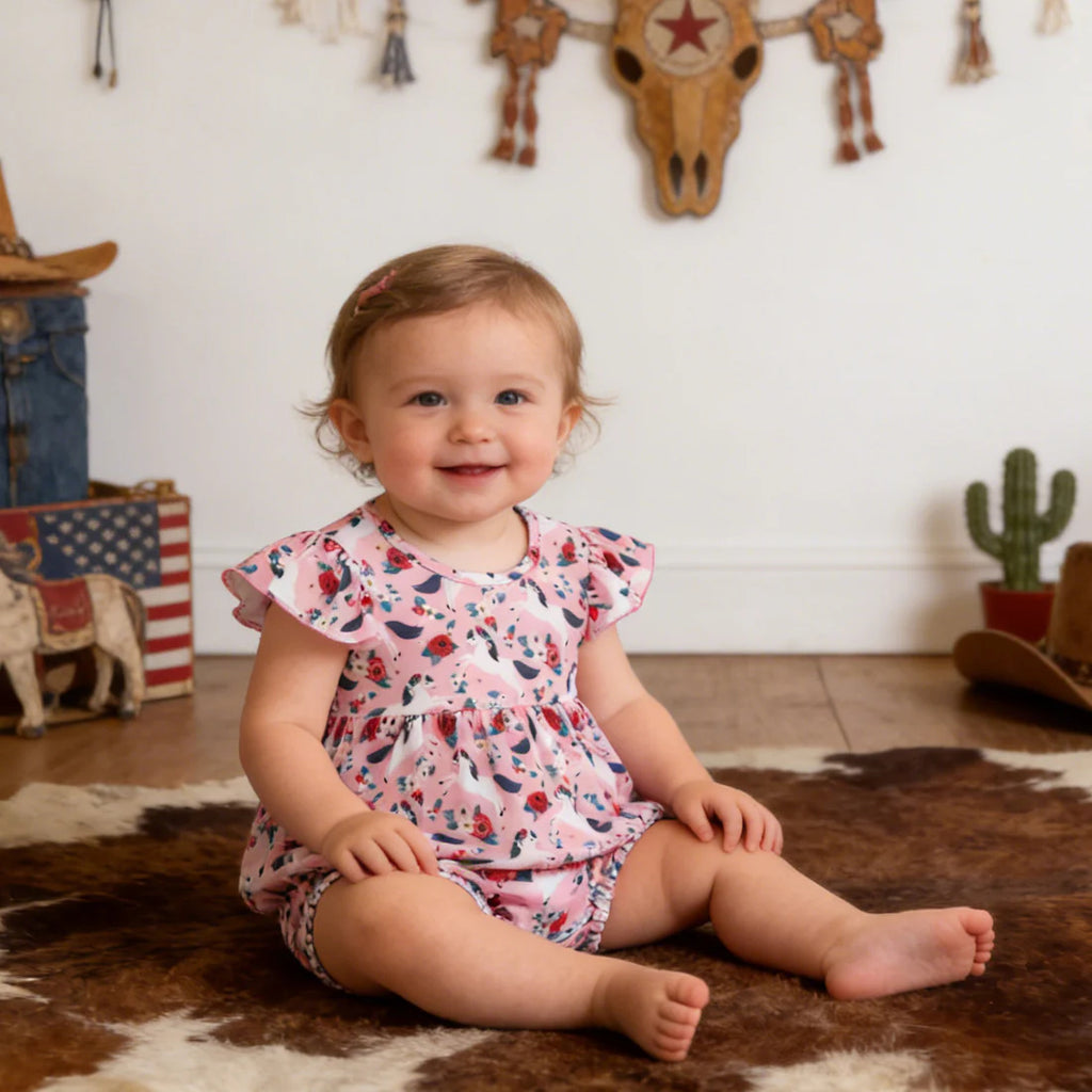 Ponies & Roses Romper