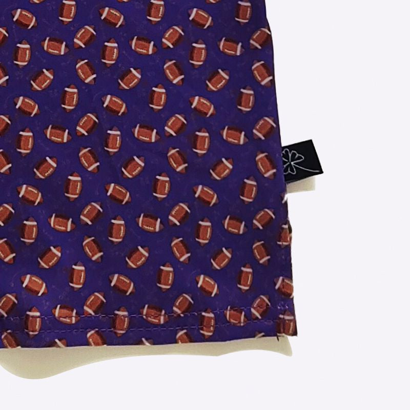 Purple Football Collar Shirt