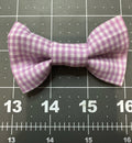 Purple Plaid Bow Tie