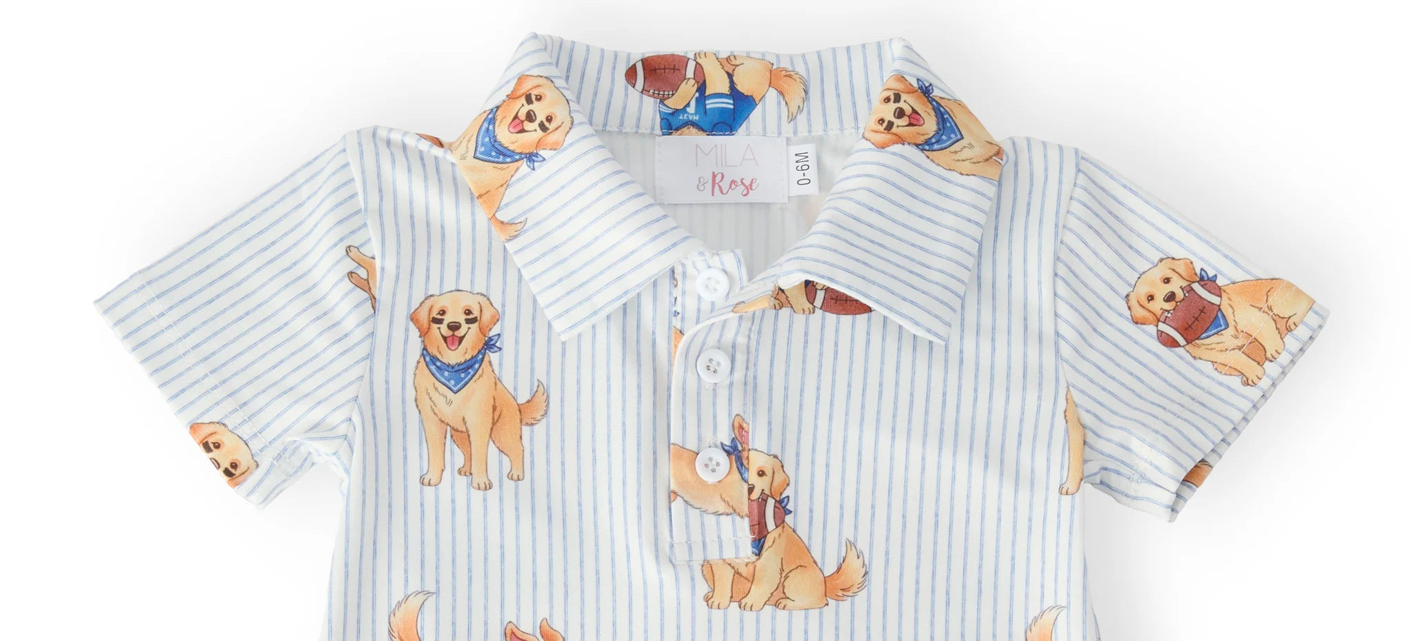 Quarter-Bark Polo Shorty One-Piece
