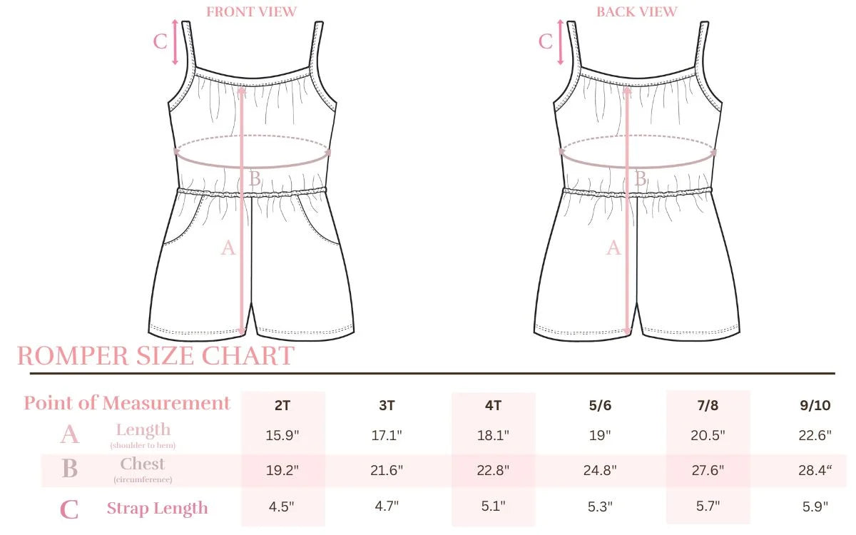 Patriotic Plaid Strappy Play Romper