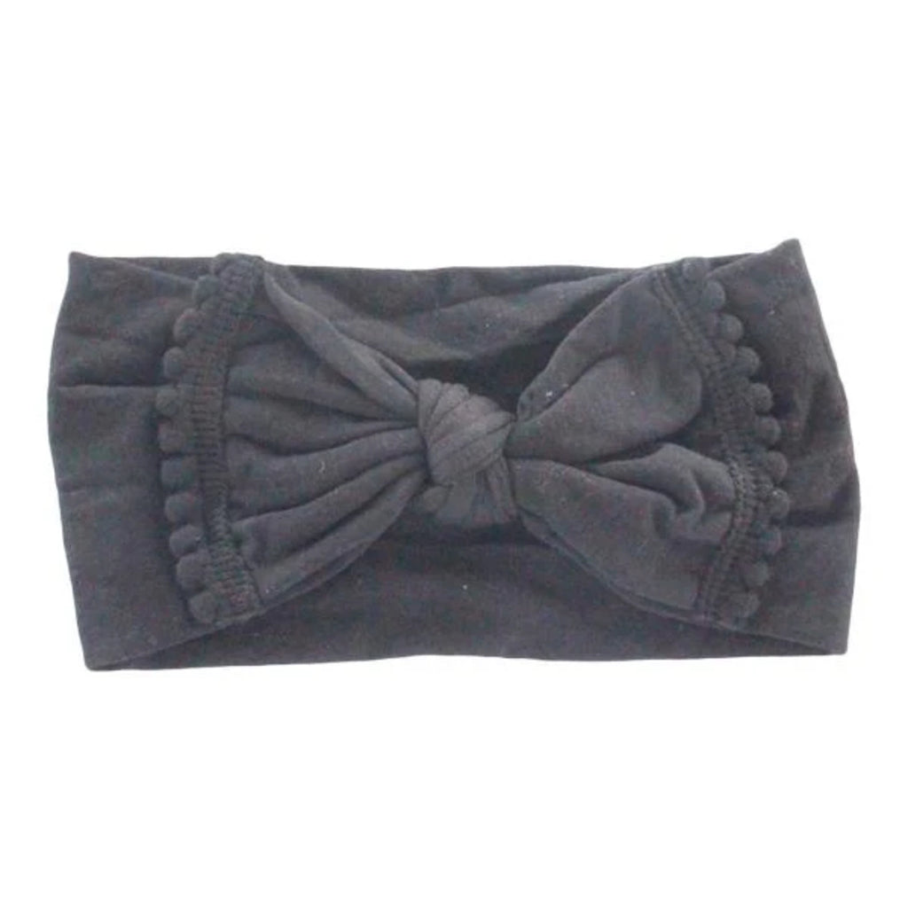 Pom Pom Nylon Headwrap