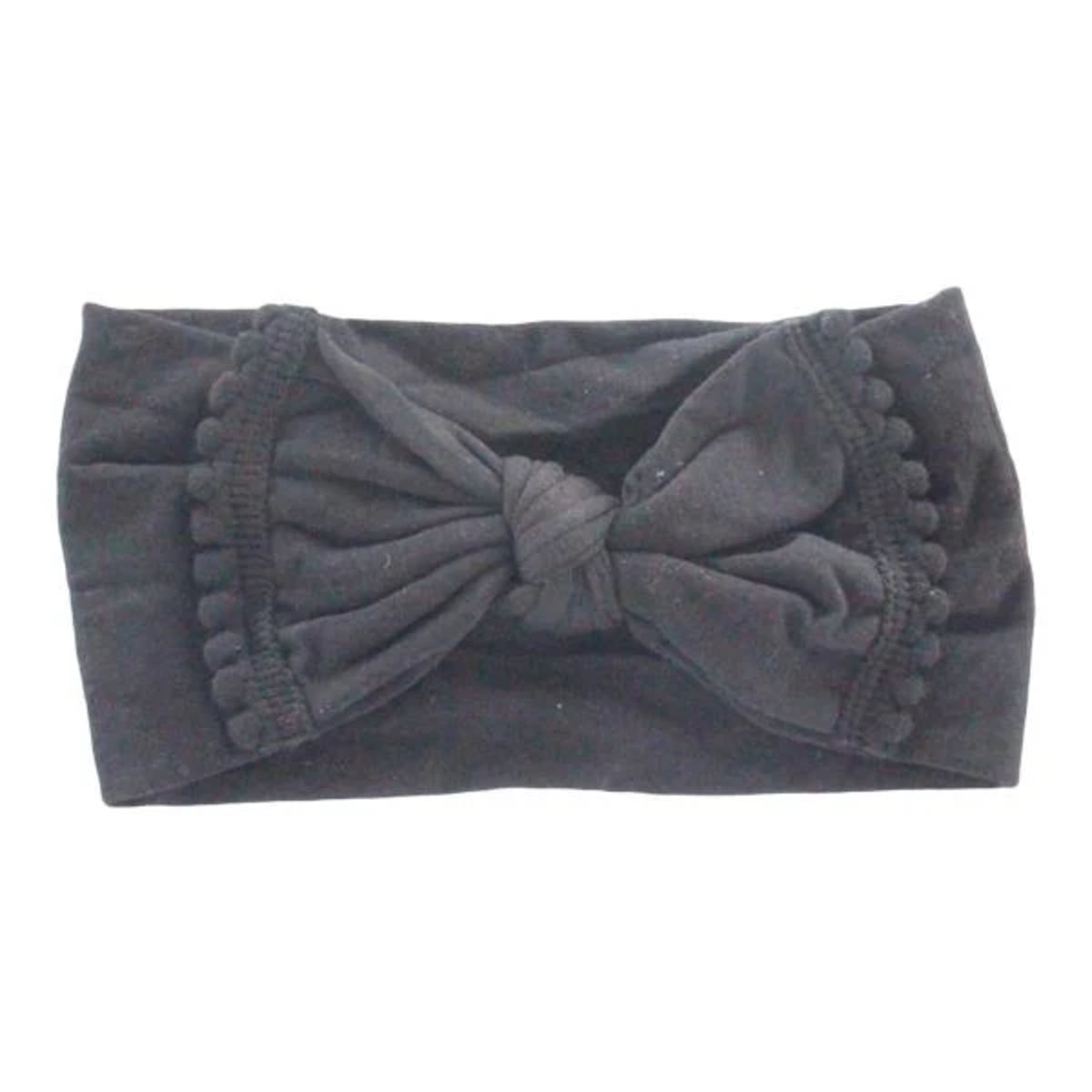 Pom Pom Nylon Headwrap