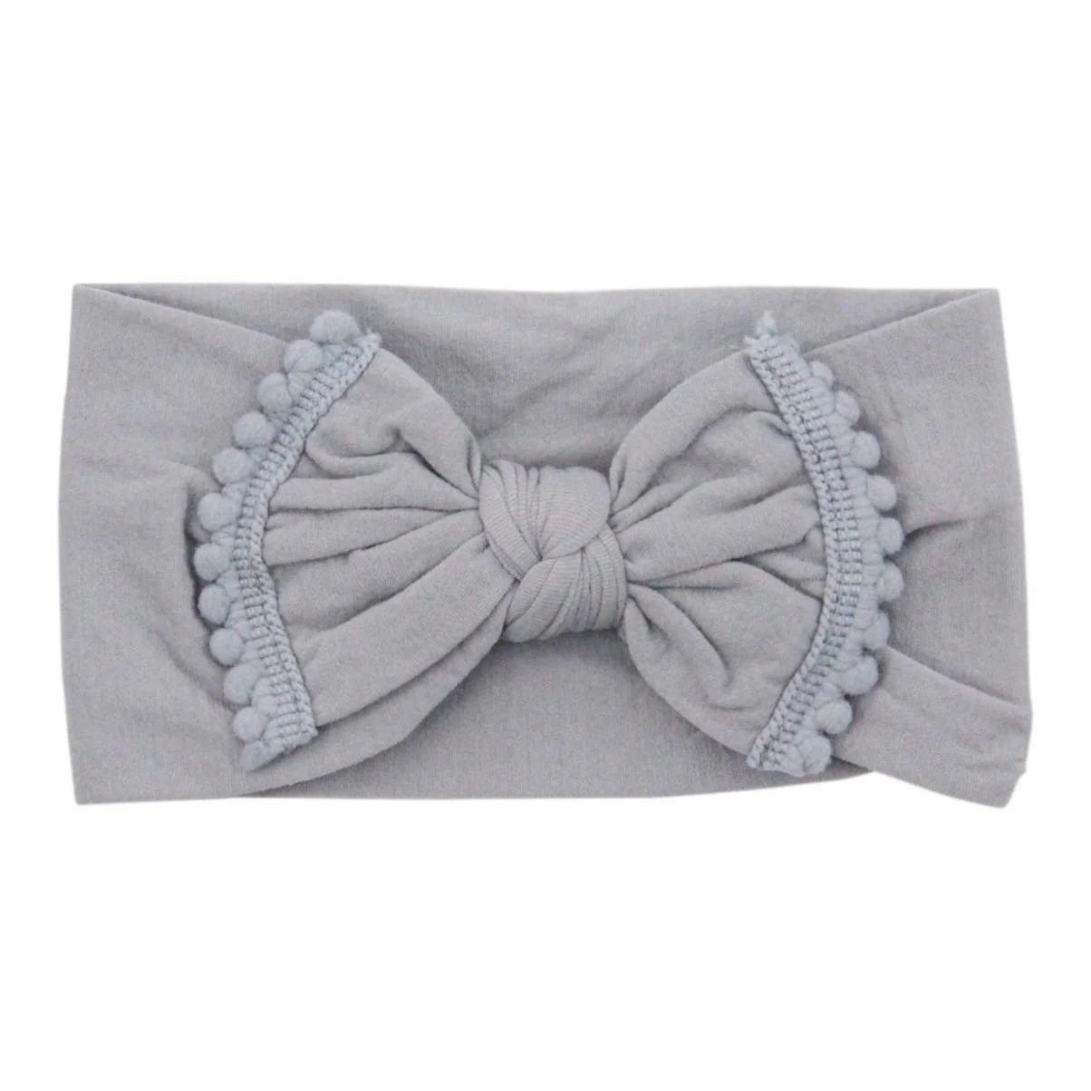Pom Pom Nylon Headwrap