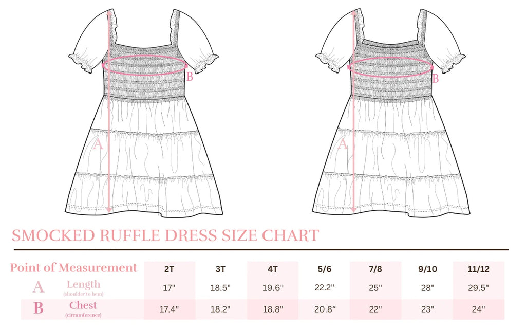 Pumpkin Picnic Smocked Ruffle Dress