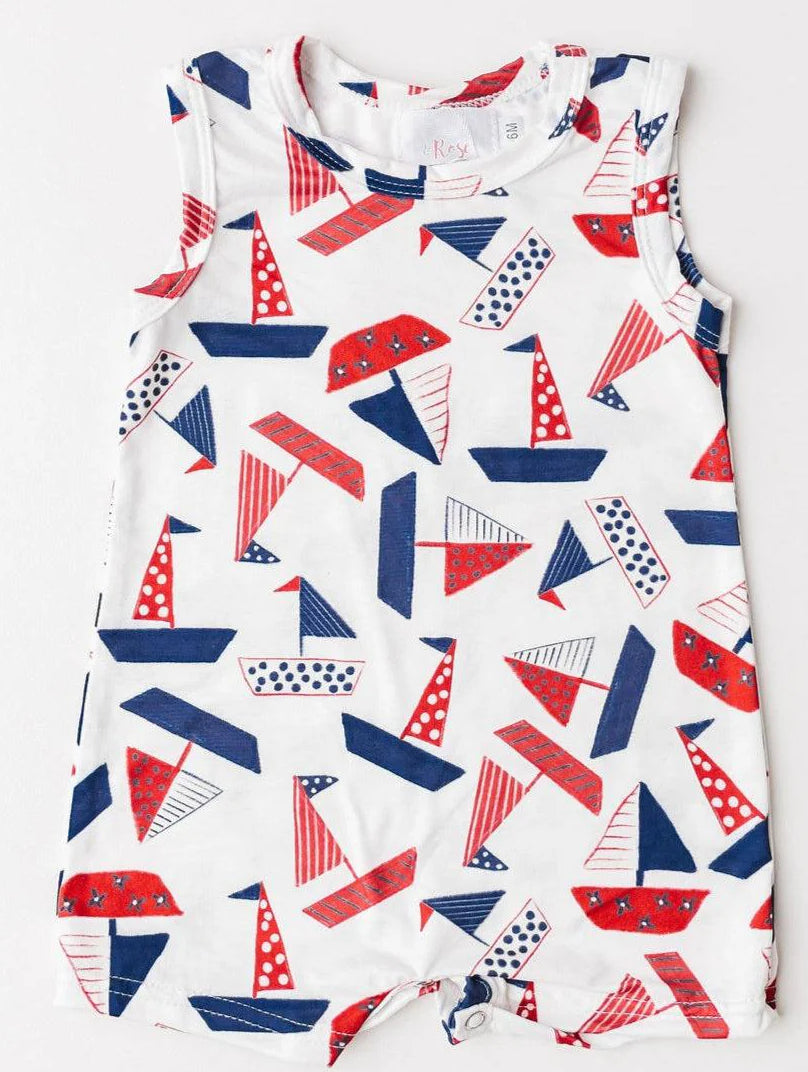 Stars, Stripes & Sails Shorty One-Piece