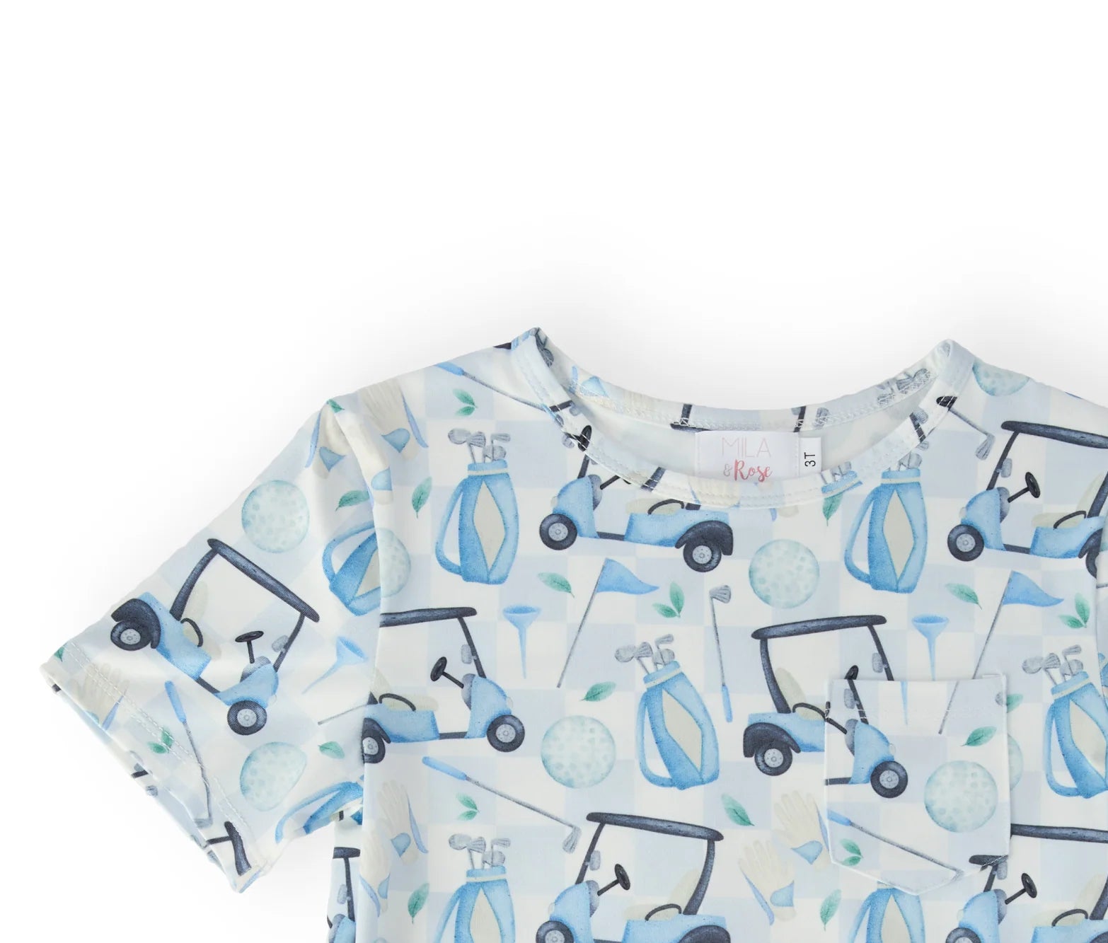 Boys Tee Time Short Sleeve Pocket Tee