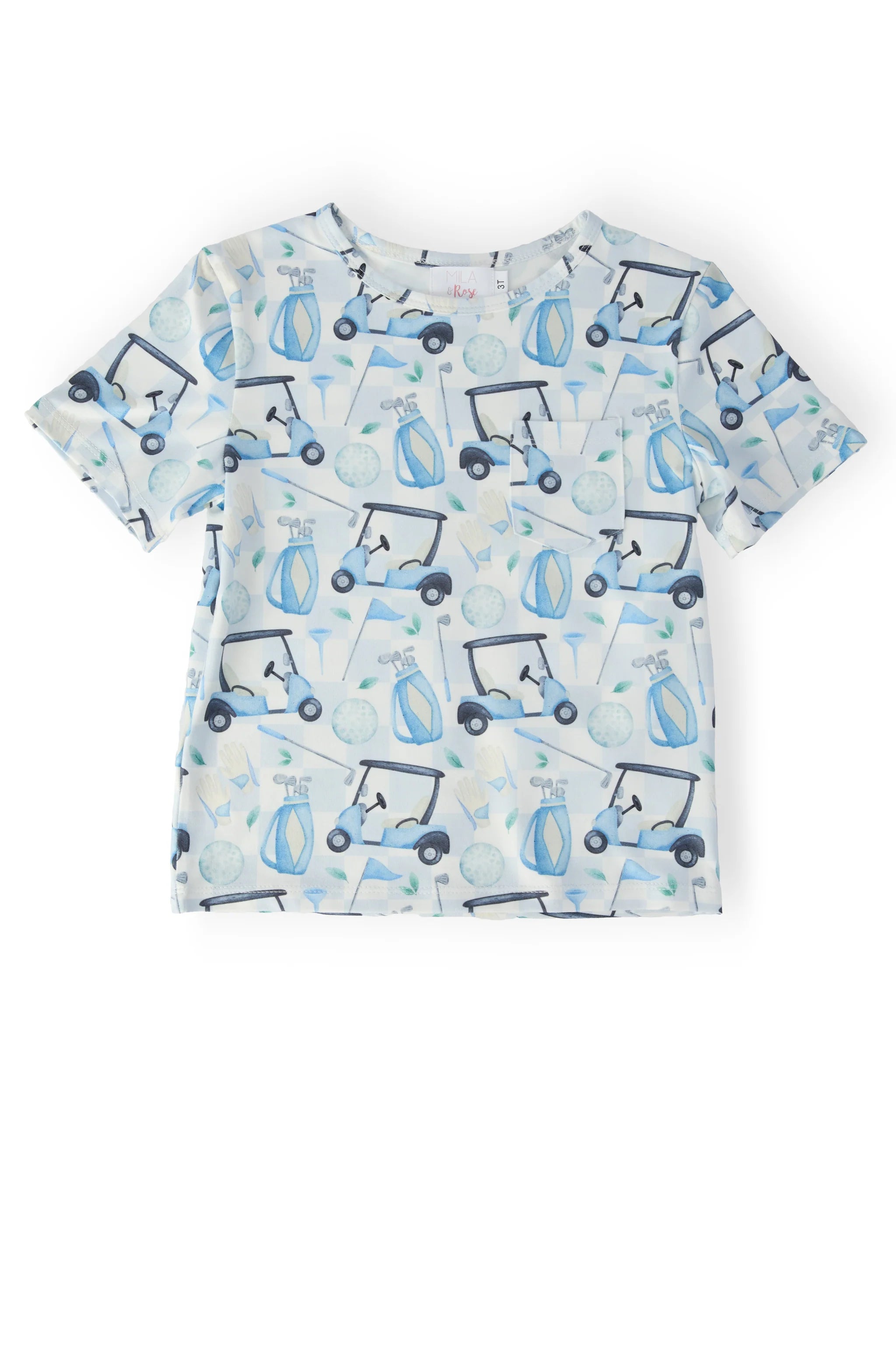 Boys Tee Time Short Sleeve Pocket Tee