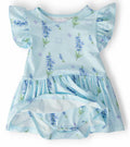Texas Bluebonnets Short Sleeve Flutter Twirl Bodysuit