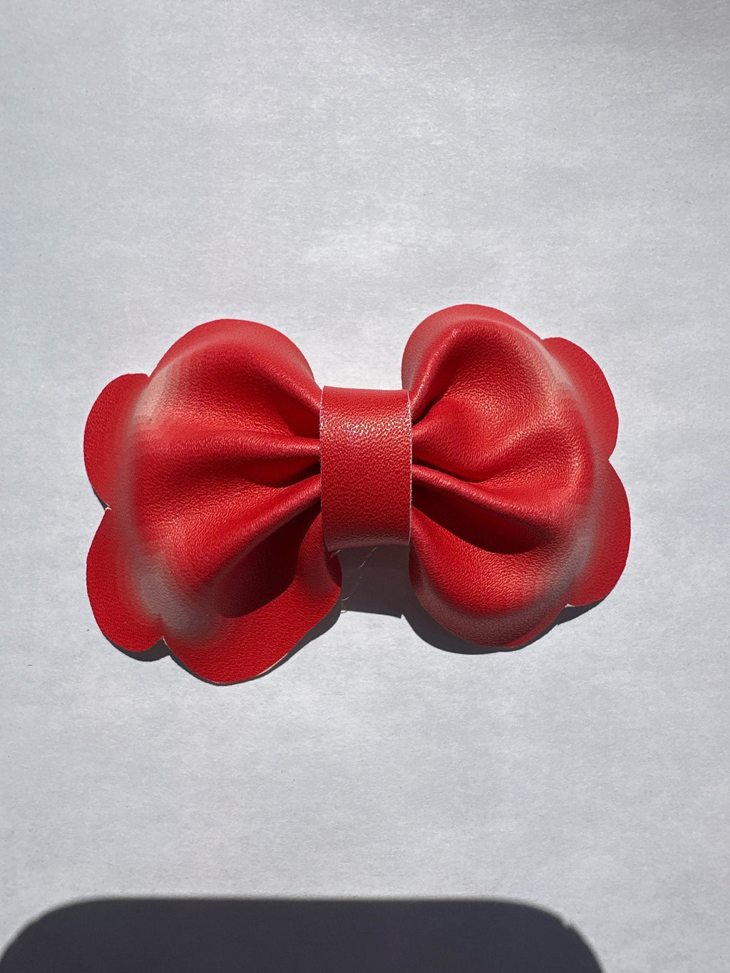 Heart Breaker Faux Leather Hair bows
