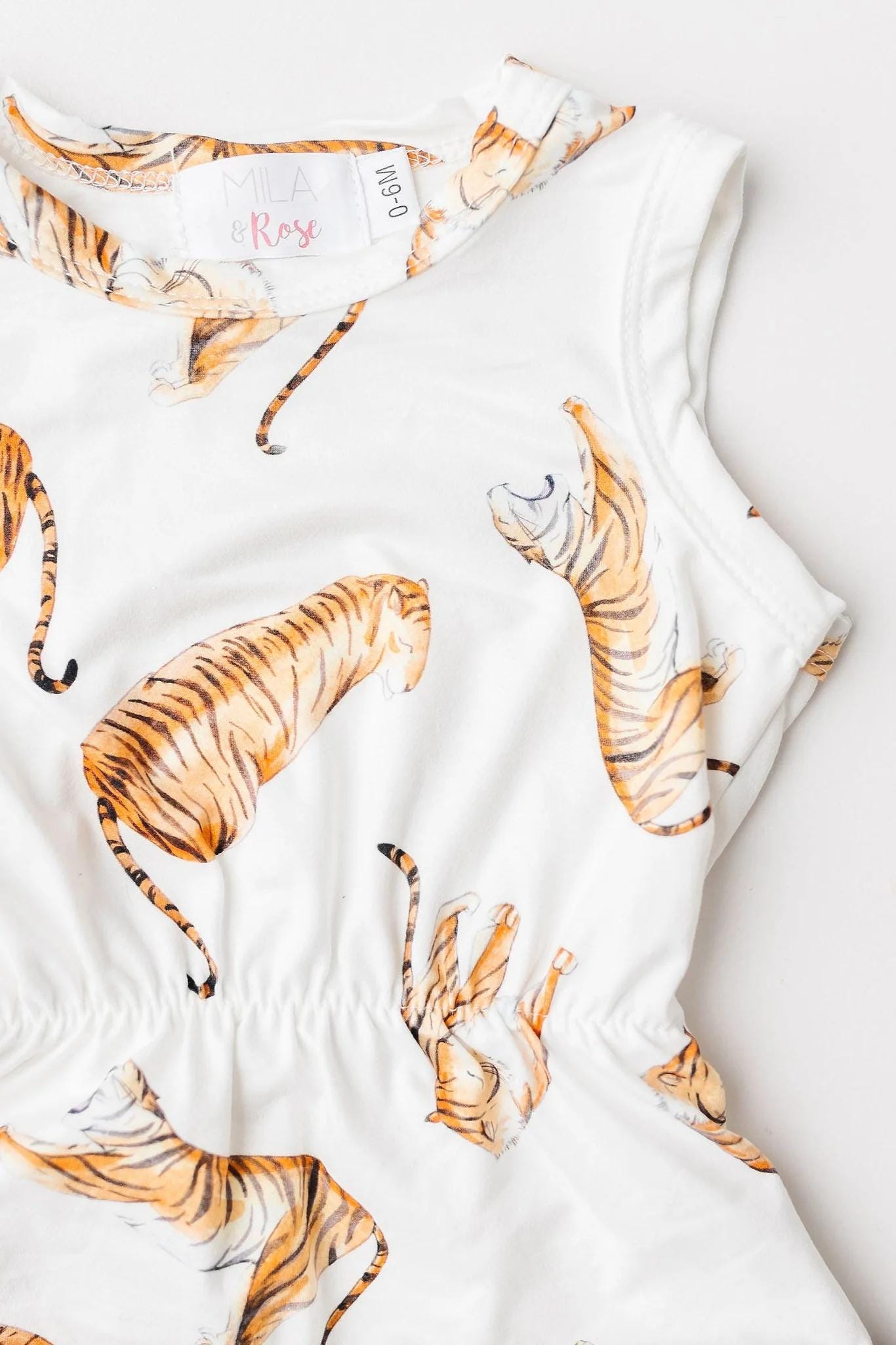 Tiger Queen Pom Pom Romper