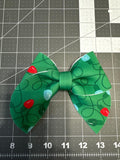 Very Merry Christmas Sailor Neoprene Hair Bows
