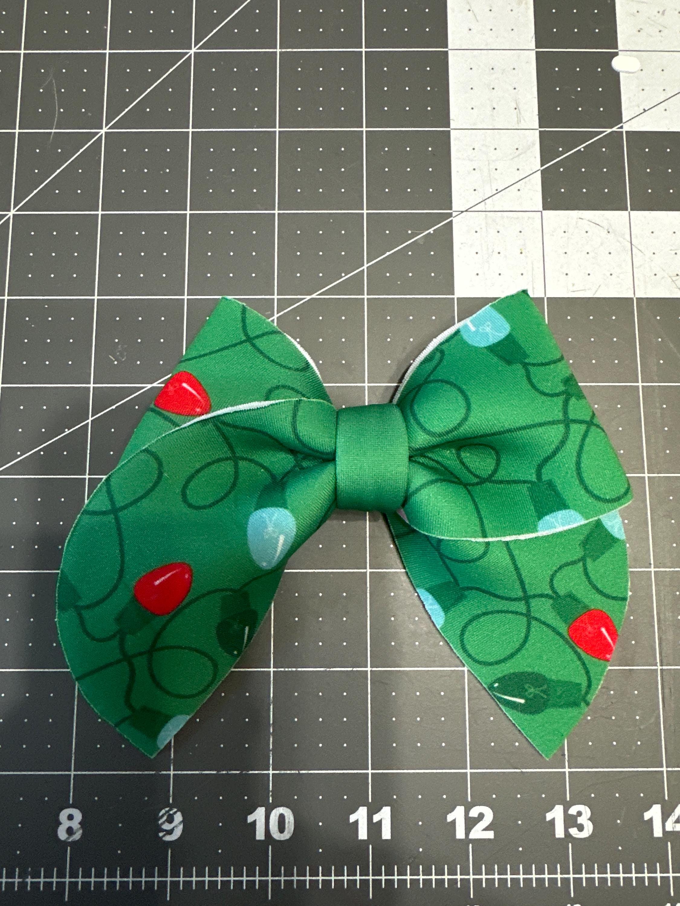 Very Merry Christmas Sailor Neoprene Hair Bows