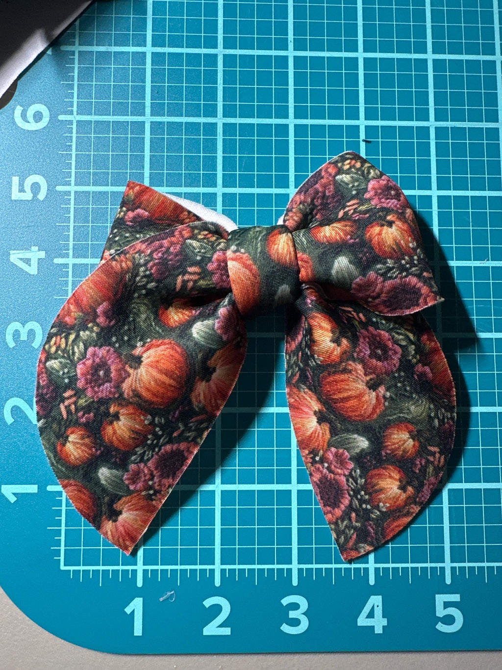 Autumn Harvest Sailor Neoprene Hair Bows