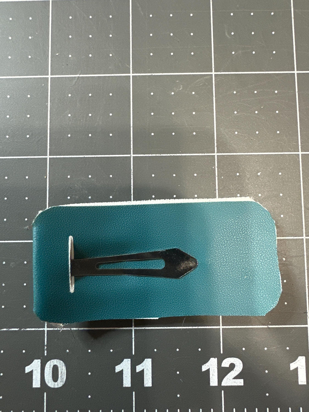 Brave Faux Leather Hair Clip